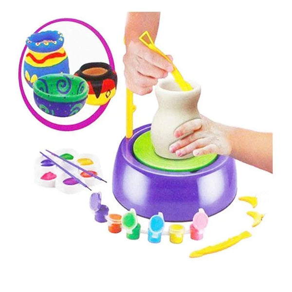 تعلم الفنون - عجلة الفخار