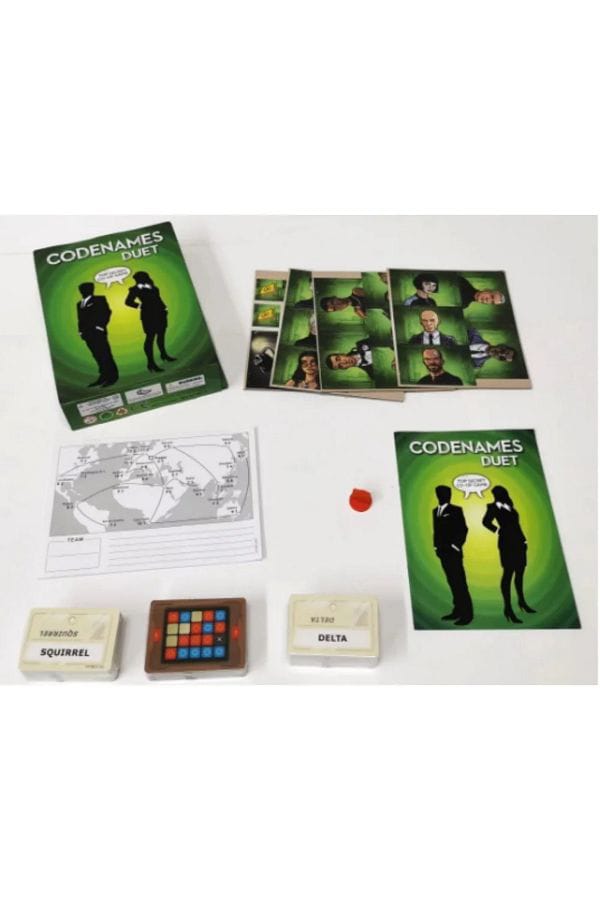 🕵️♂️ Codenames Board Game – Duet Edition (Green)